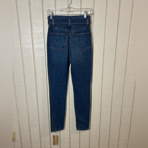 Reformation Kayo High and Skinny Belted Jeans, size 24. NWT. - Picture 5 of 8